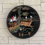 Large Longwy enamel dish