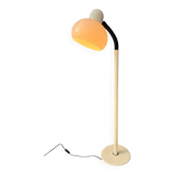 White mid-century space age mushroom floor lamp by Hala Zeist