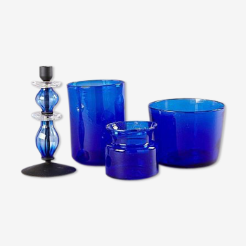 Erik Hoglund multi-pots and candlestick set