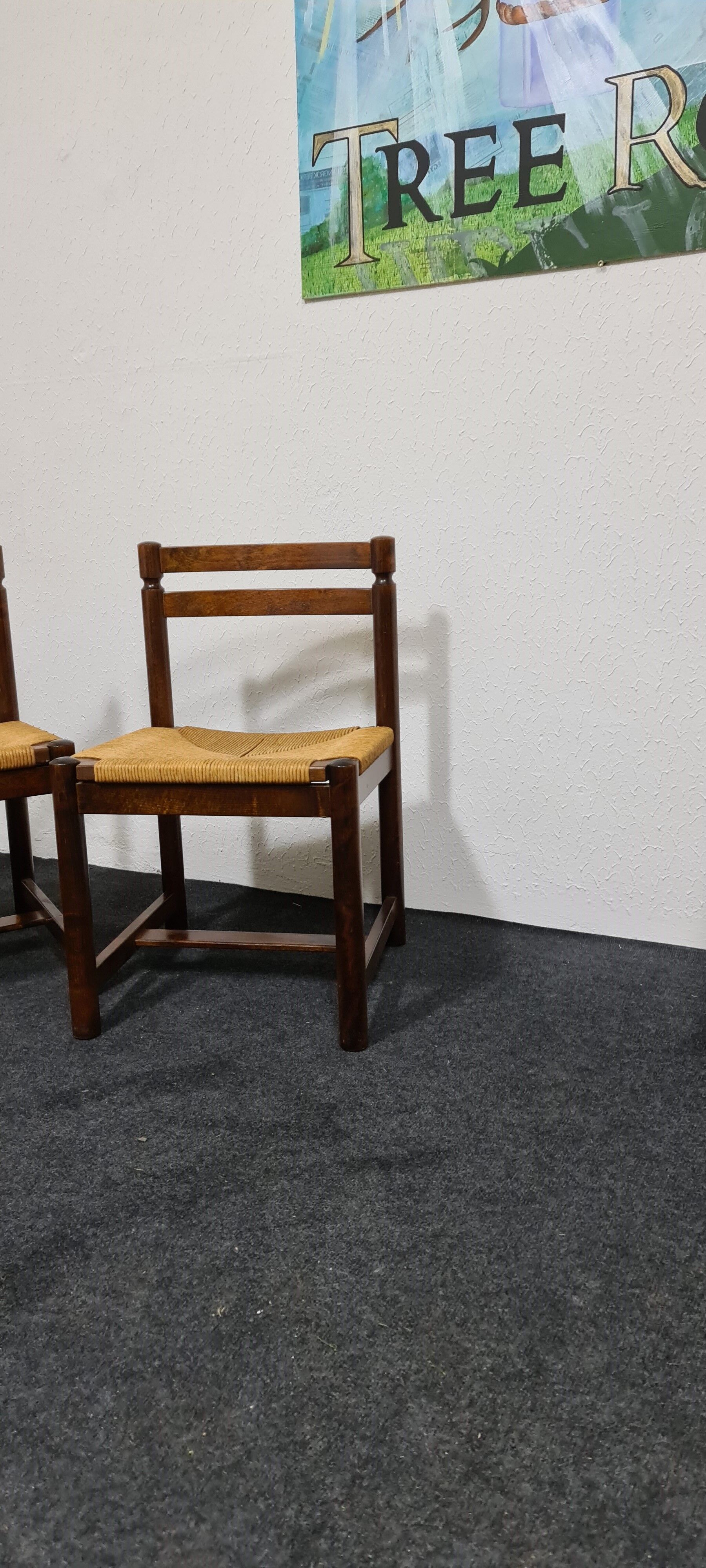 Set of 5 vintage dining chairs by Asko Finland