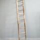 Antique oak ladder