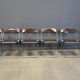 Vintage folding chairs Plia Giancarlo Piretti for Castelli, 1970s, set