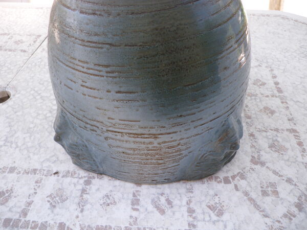 Pot de fleurs en terre cuite vernissé