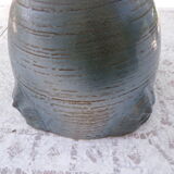 Glassed terracotta flower pot