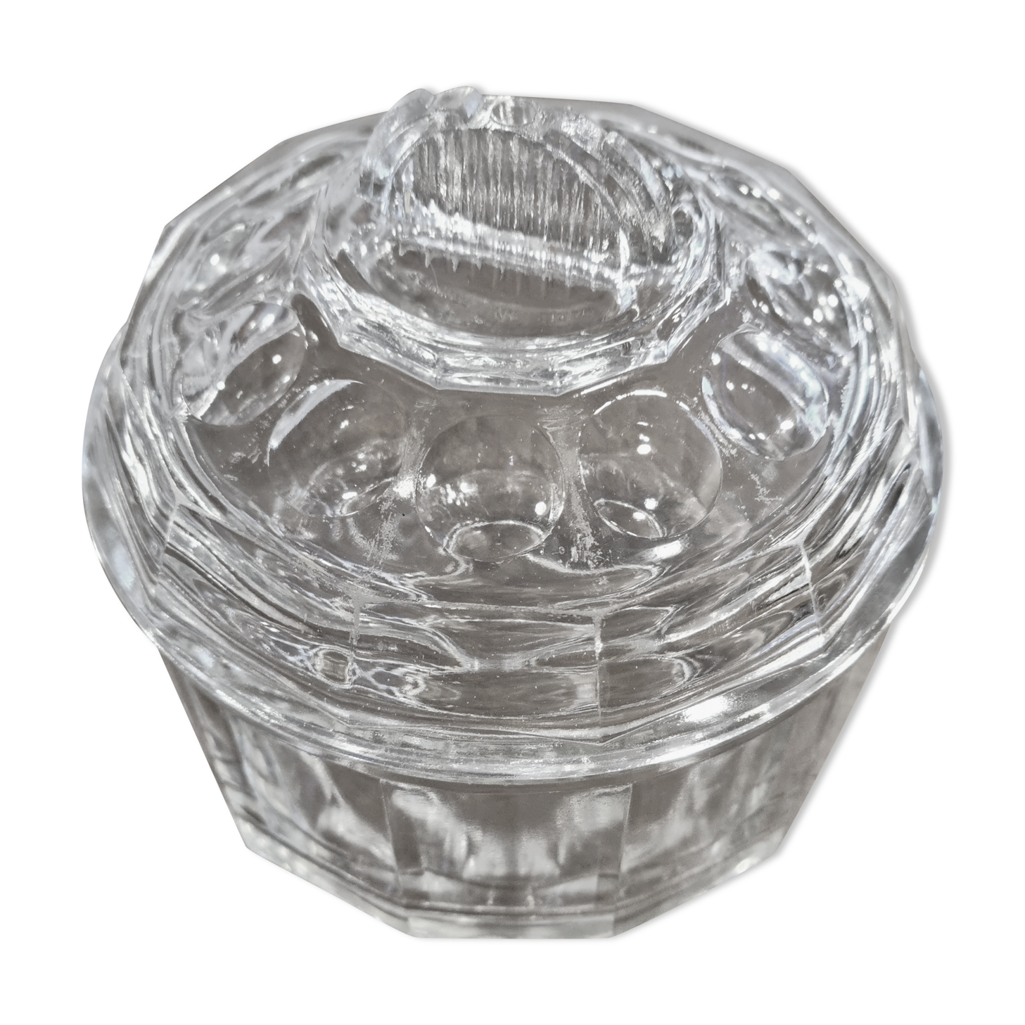 Glass candy box