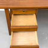 Mid-Century Teak Desk by Svend Åge Madsen for Sigurd Hansen, 1960s