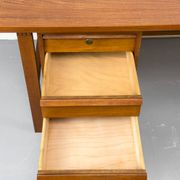 Mid-century teak desk by Svend Åge Madsen for Sigurd Hansen, 1960s.