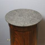 Empire bedside table in mahogany, 19th century.