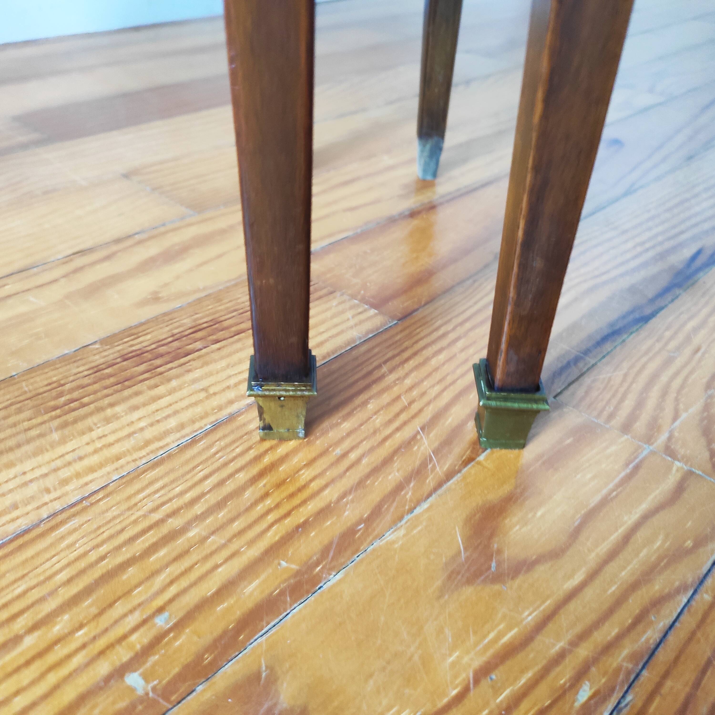 Antique pair of Directoire style bedside tables