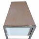 Bureau industriel vintage inox ATAL