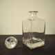 Carafe à whisky en verre lisse