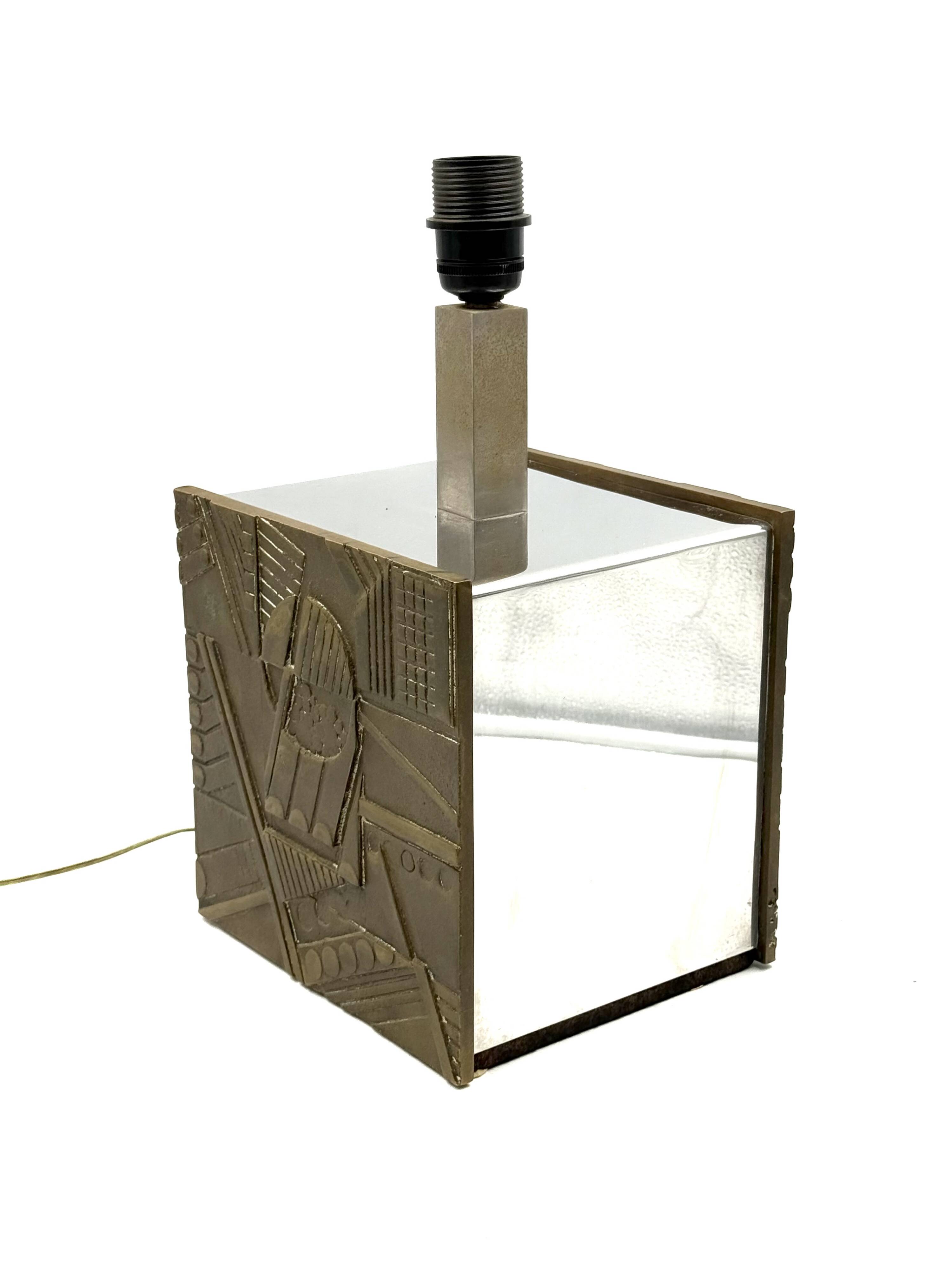 Luciano Frigerio, Hollywood Regency table lamp base, Italy 1970