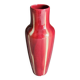 Red Art Deco Ceramic Vase Vierzon Louis Gueule