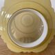 Table Lamp With Globe Thabur Yellow Straw Netherlands 30s-40s