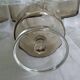 Ice cream coupe, stemmed glass, smoked glass verrines "space age"