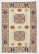 7x10 Vimtage Beige Orange Large Area Vintage Rug, 203x292 Cm