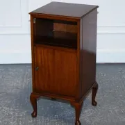 Table de Chevet Art Déco en Bois Dur, 1920s
