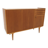 Enfilade scandinave en teck et en chêne, Suède, 1960