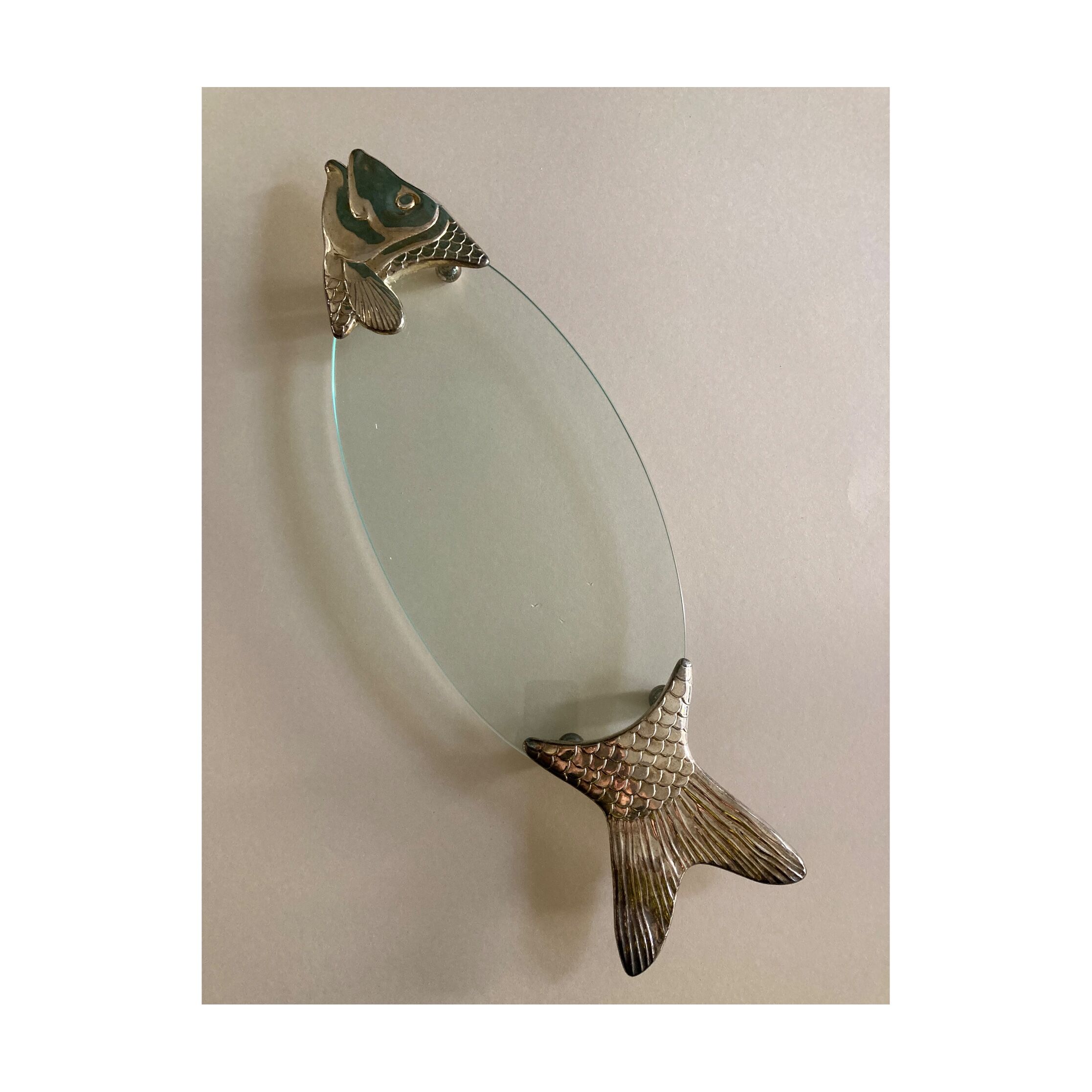 Plat de service vintage