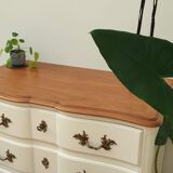 Creme white chest of drawers