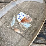 Set of 3  serving dishes-Faiencerie MBFA Pornic-Model Butterfly-70s