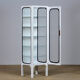 Vintage Iron And Glass Medical Cabinet, 1970s