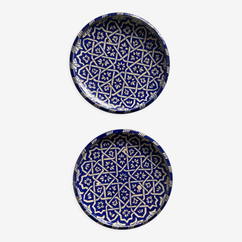 Pair of Berber ceramic dishes