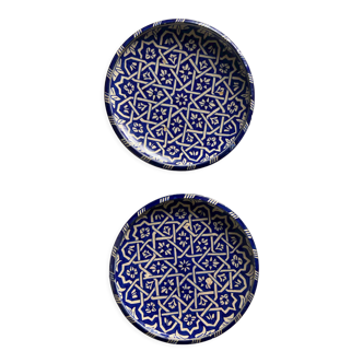 Pair of Berber ceramic dishes