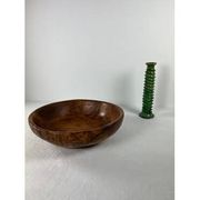 Grand plat en racine de thuya, Maroc, années 80, Ø70 cm