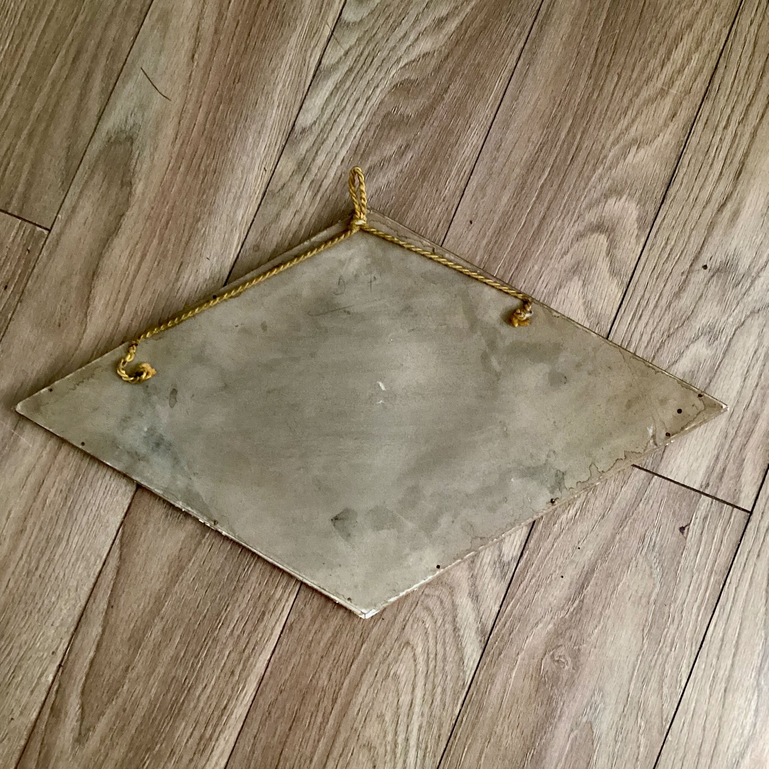 Miroir losange années 40