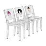 Suite of three "Marie" chairs by Philippe Starck for Kartell, circa 2000