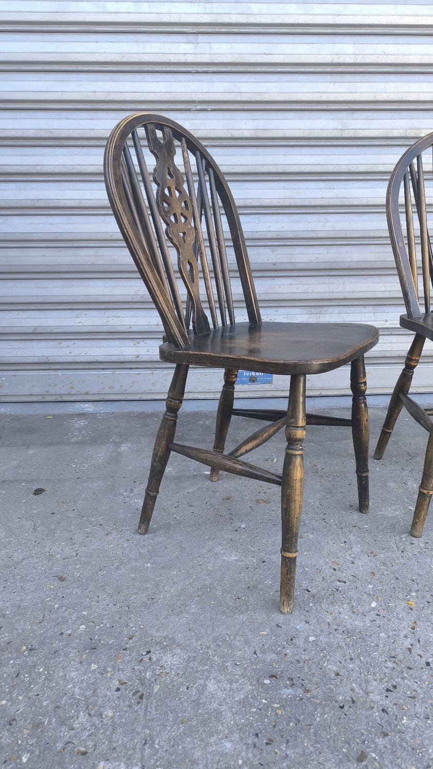 Pair of Ercol Windsor chairs 1890