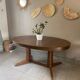 Vintage oval Baumann table