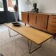 Table basse vintage Pierre Paulin "CM 191", Édition Thonet, 1970