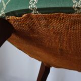 Art deco mahogany bridge armchair