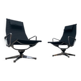 Ensemble de fauteuils en aluminium EA 124 par Charles & Ray Eames pour Herman Miller, années 1960