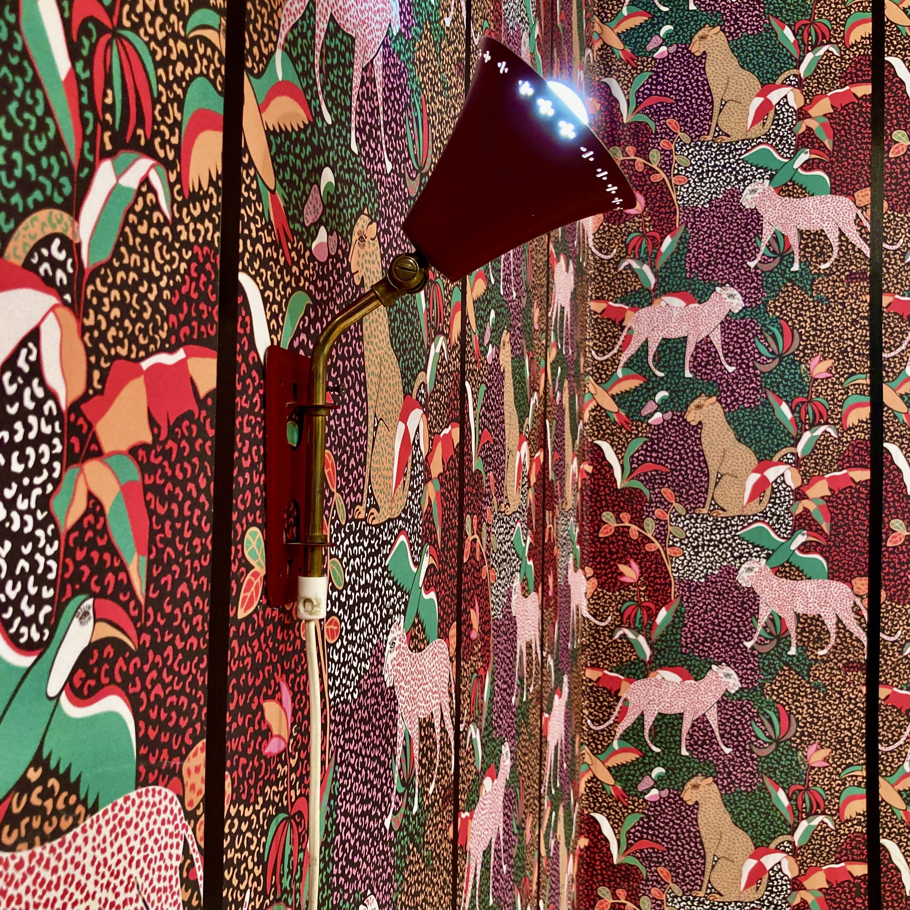 Modular appliqué Scandinavian design 1950.