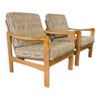 ensemble de 2 fauteuils vintage / fauteuils individuels / canapés