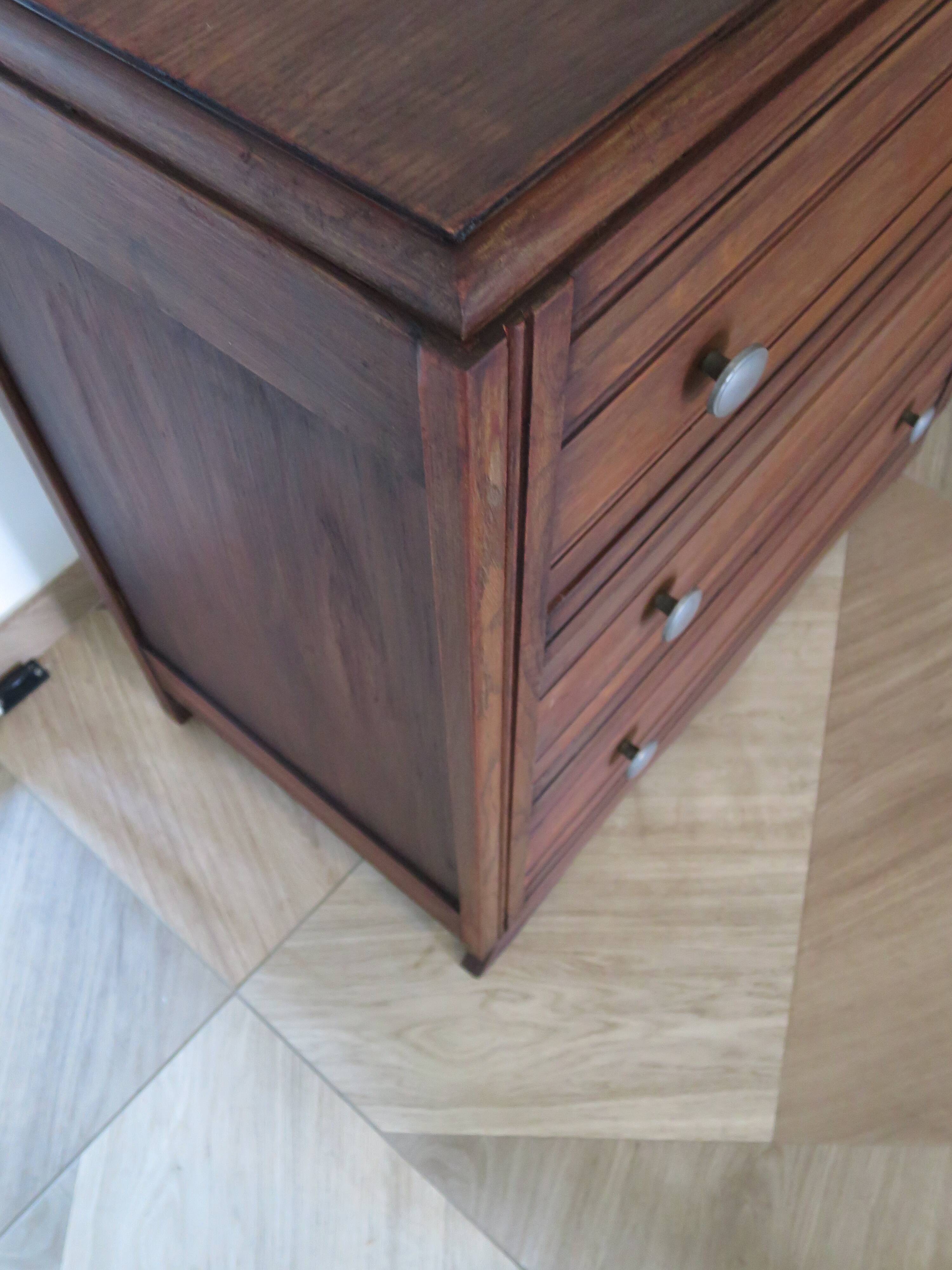 Art Deco chest of drawers - 1950s - mustache-style legs - vintage