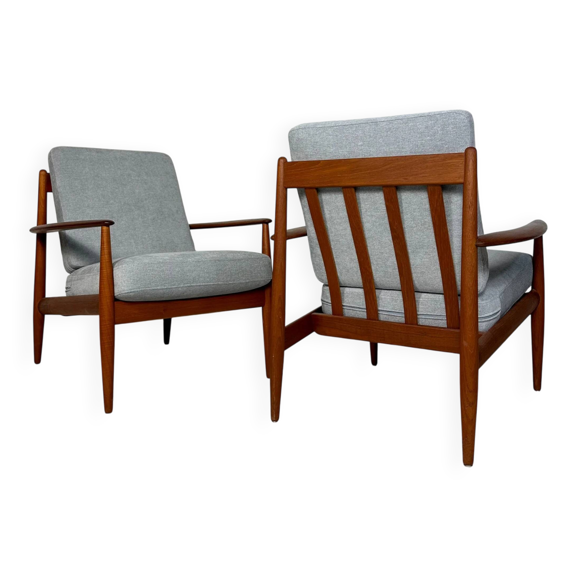 1950s Vintage Danish Teak Armchair by Grete Jalk for France & Daverkosen