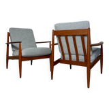 1950s Vintage Danish Teak Armchair by Grete Jalk for France & Daverkosen