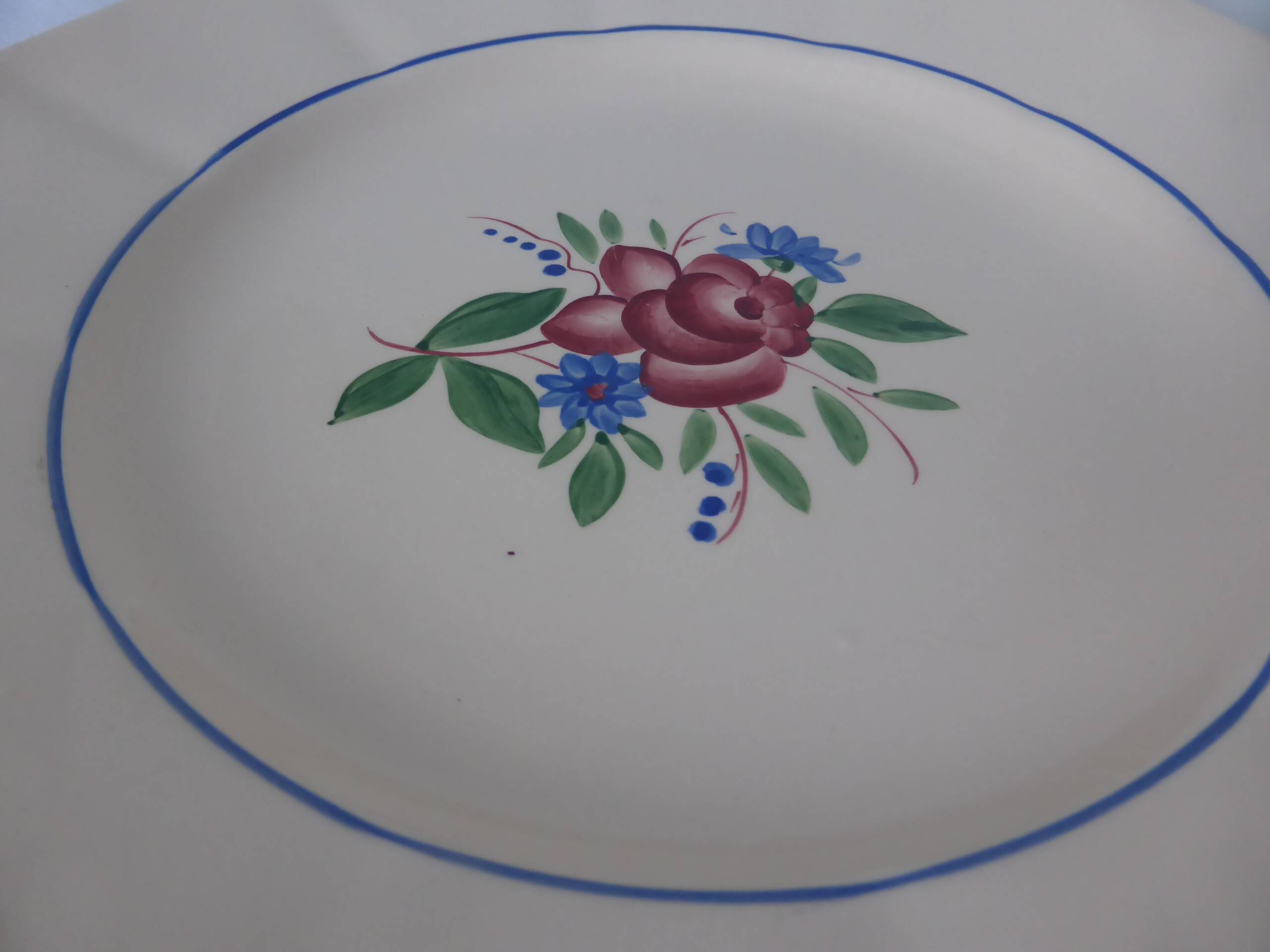 Round plate Digoin Sarreguemines 200238