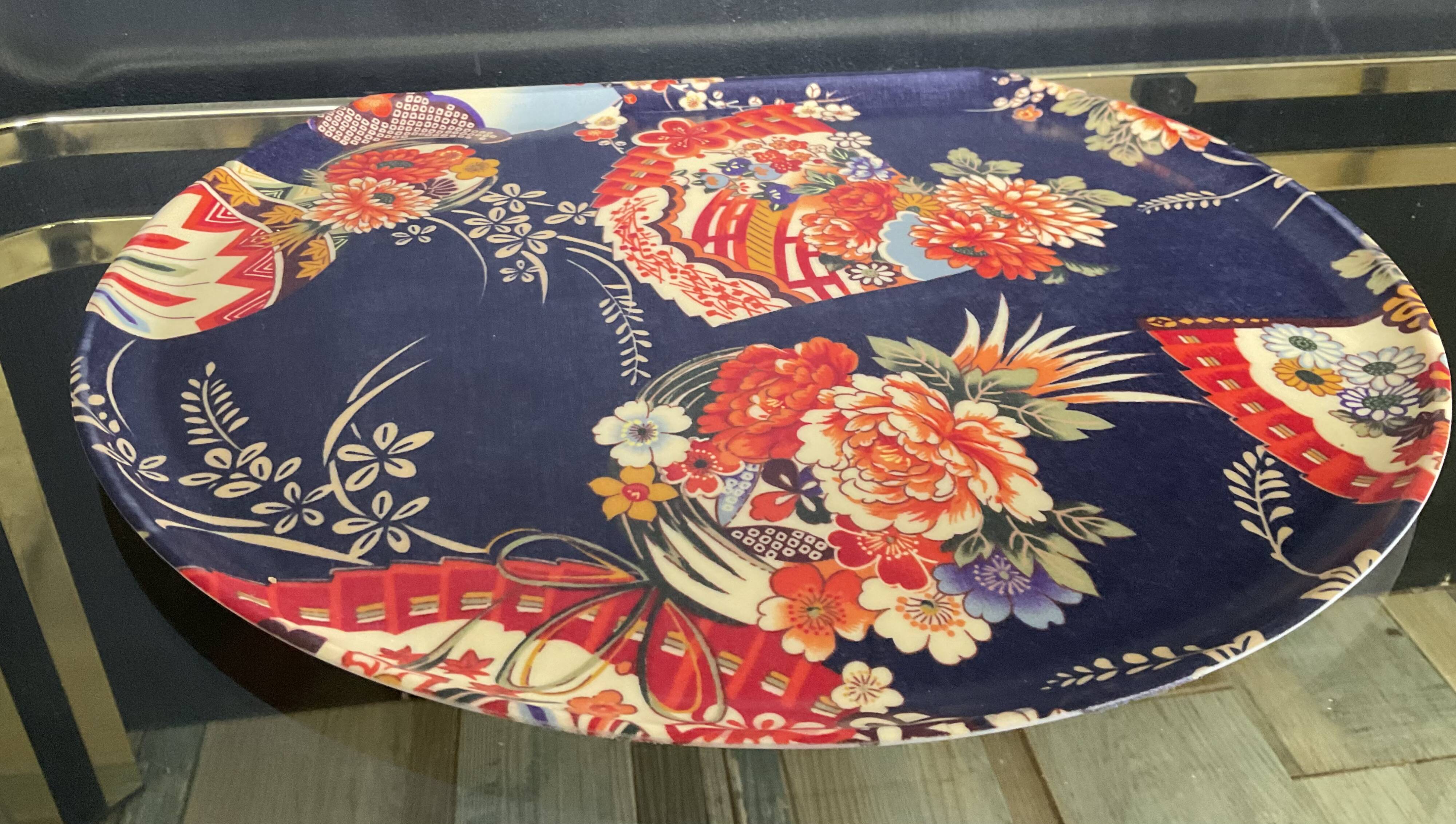 1970s-80s Japanese vintage plate