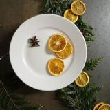Presentation plate, pedestal