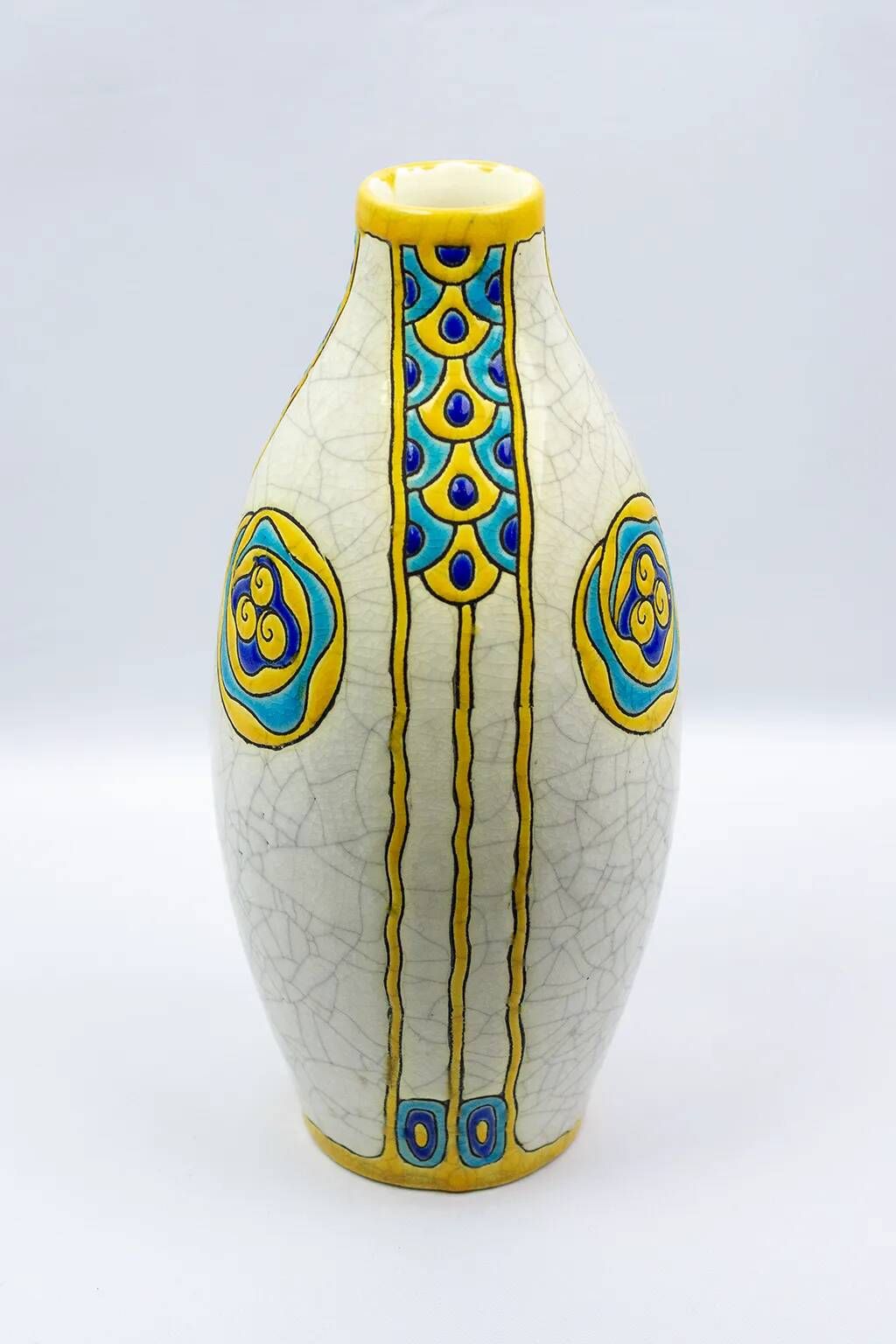 Art Deco vase by Charles Catteau - Boch Frères Kéramis, decoration 751 from 1923