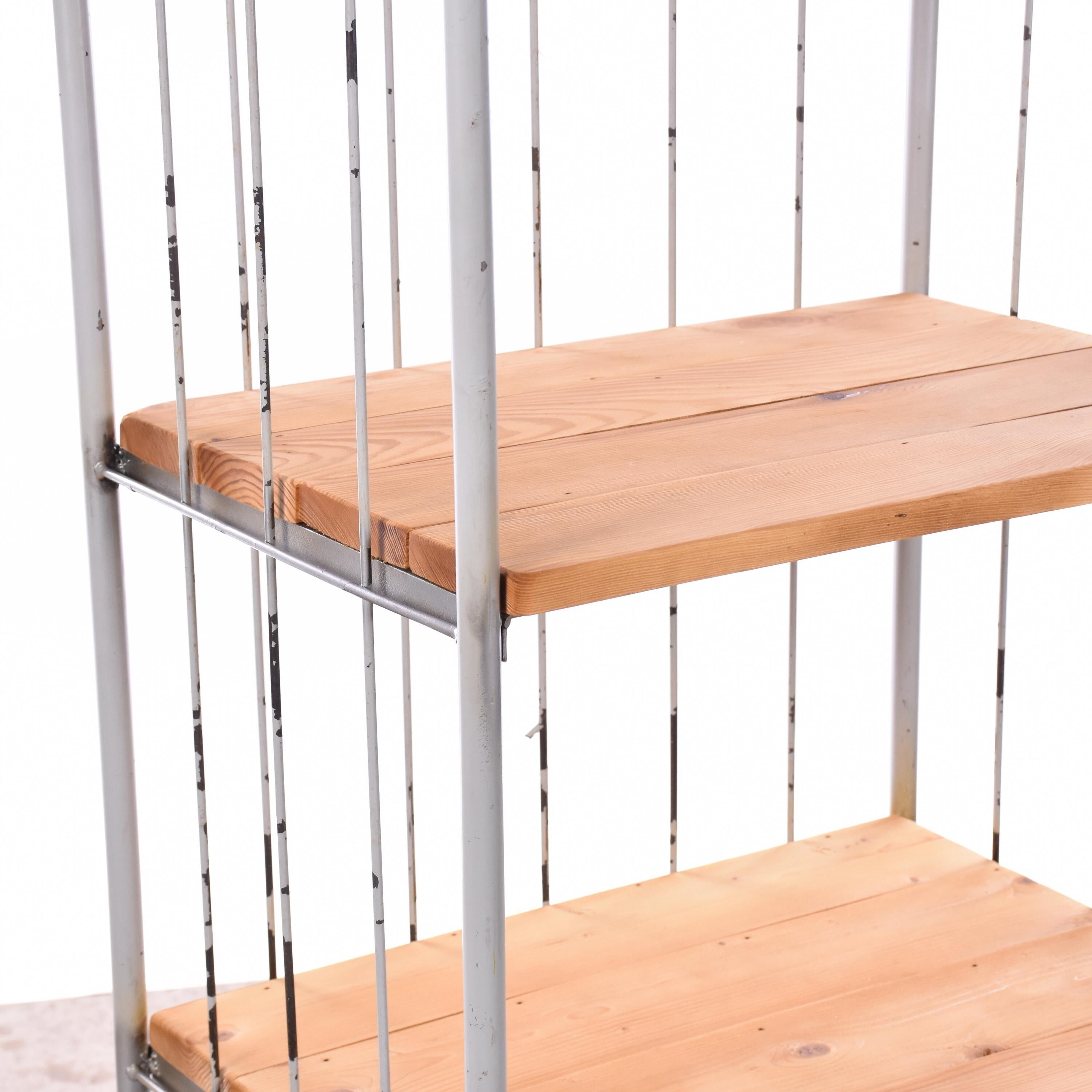 Industrial shelving unit on wheels Trolley