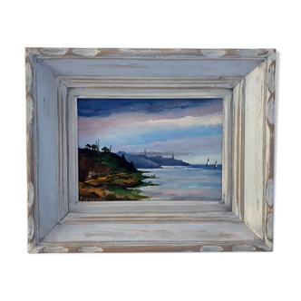 Landscape table seaside