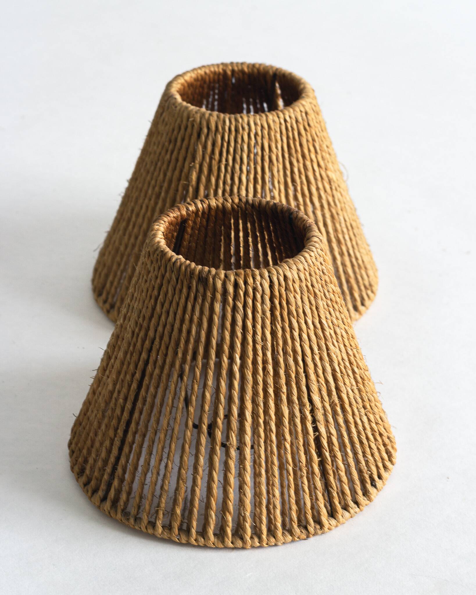 Two glazed ceramic lamps – Signature to be identified – 1960s