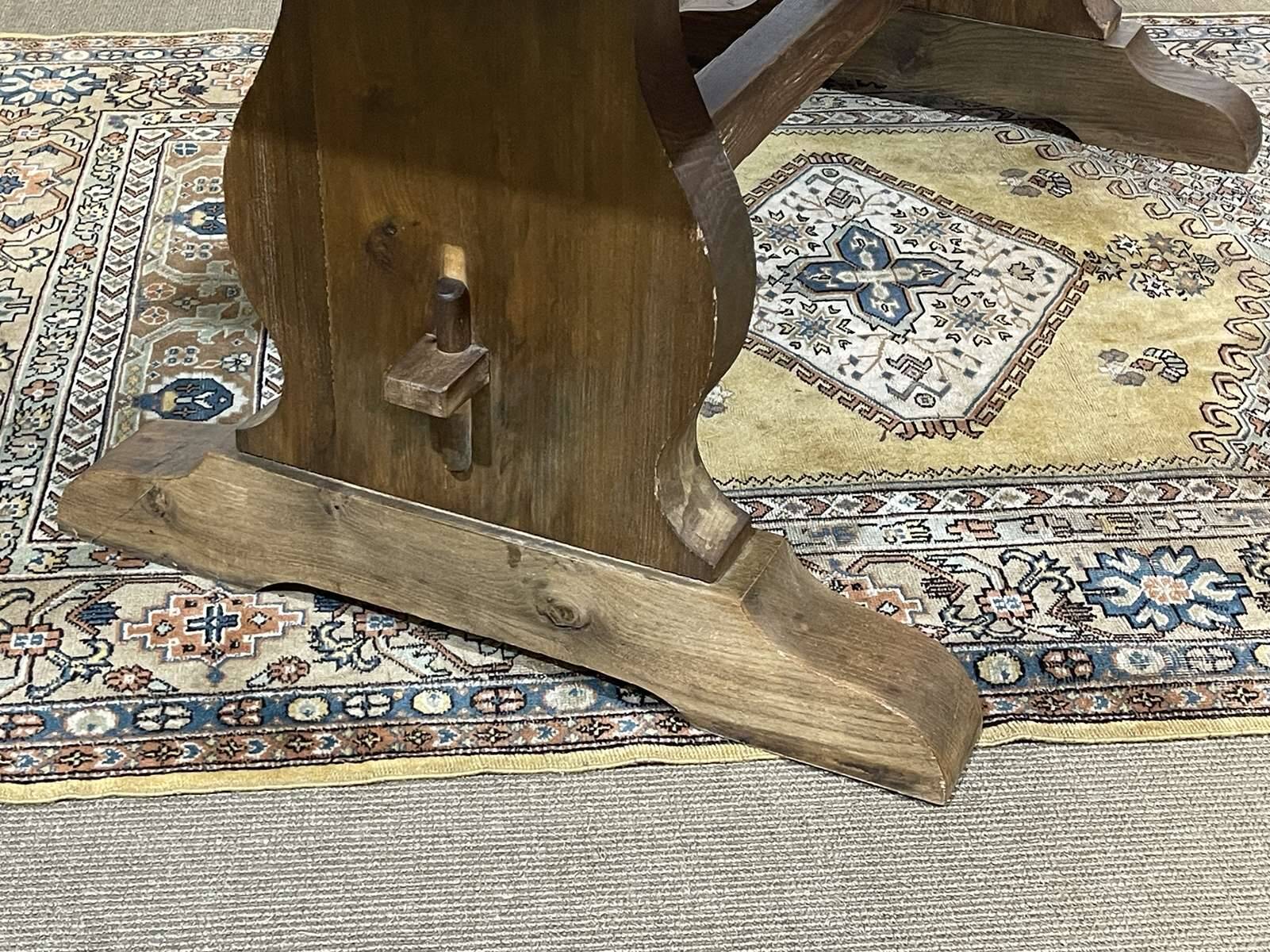 70s elm monastery table