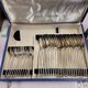 Silver plated cutlery set, Fionnet François, mid-20th century, 149 pieces with boxes
